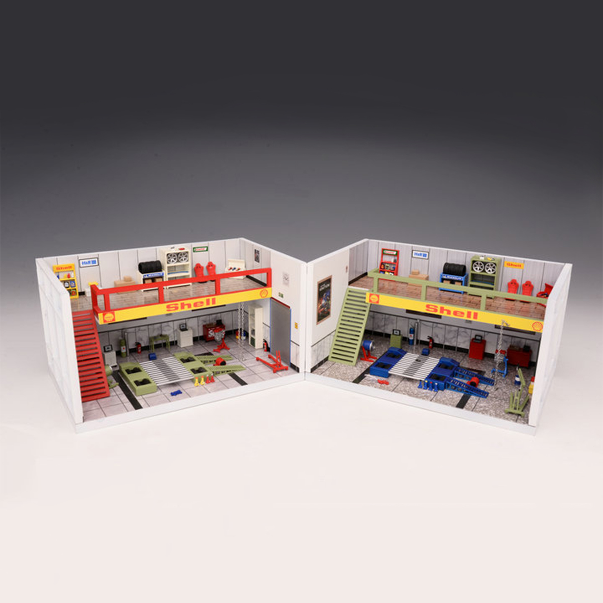 MH场景模型164修车房