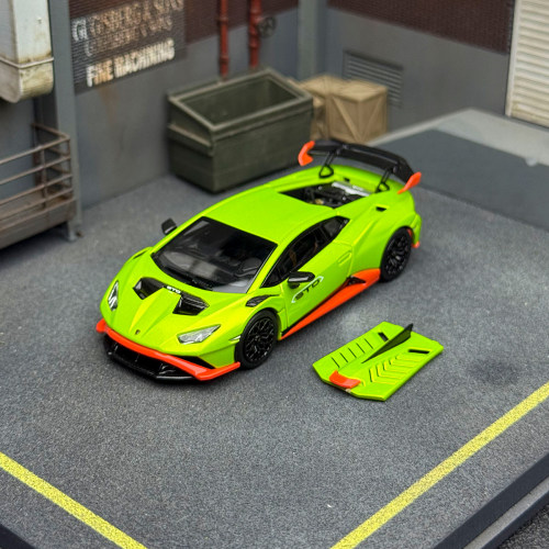LCD 1:64 兰博基尼 飓风 Huracan STO 小牛 开盖合金汽车模型收藏