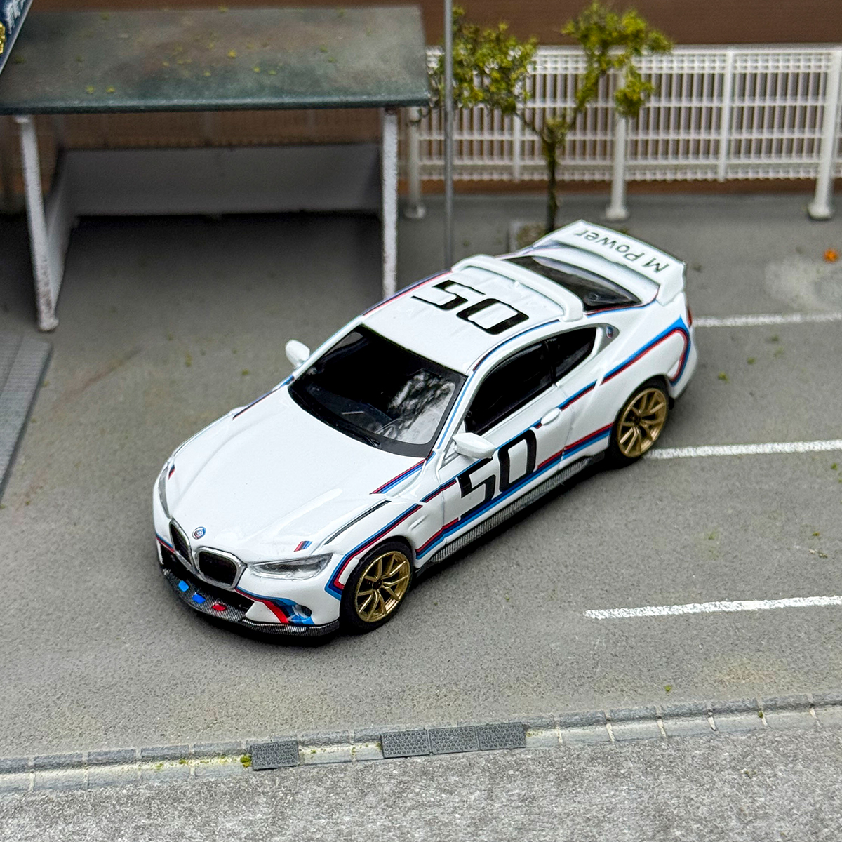 MINIGT164宝马CSL合金汽车模型