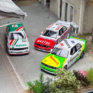 现货 Mortal 1:64 宝马 M3 E30 MK1 Sedan DTM 赛事 合金汽车模型