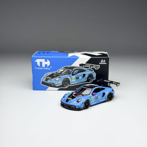 Trends Hobby TH 1:64 #119保时捷911 GT3 R 2026勒芒 合金车模