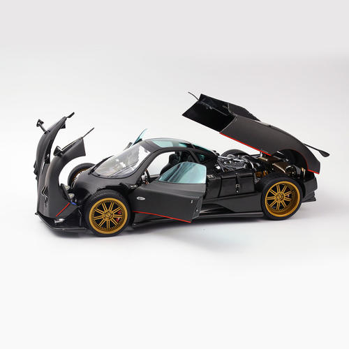 AR 1:18 帕加尼 Zonda F 2005款亚光黑色碳纤维 合金全开汽车模型