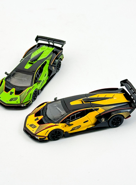 HH Toys 1:64 兰博基尼SCV12 超跑后盖可拆卸 仿真合金汽车模型
