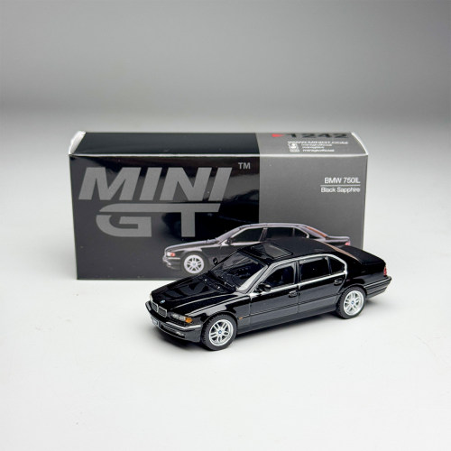 MINIGT 1:64 #1242 宝马 BMW 750IL 黑色 合金汽车模型