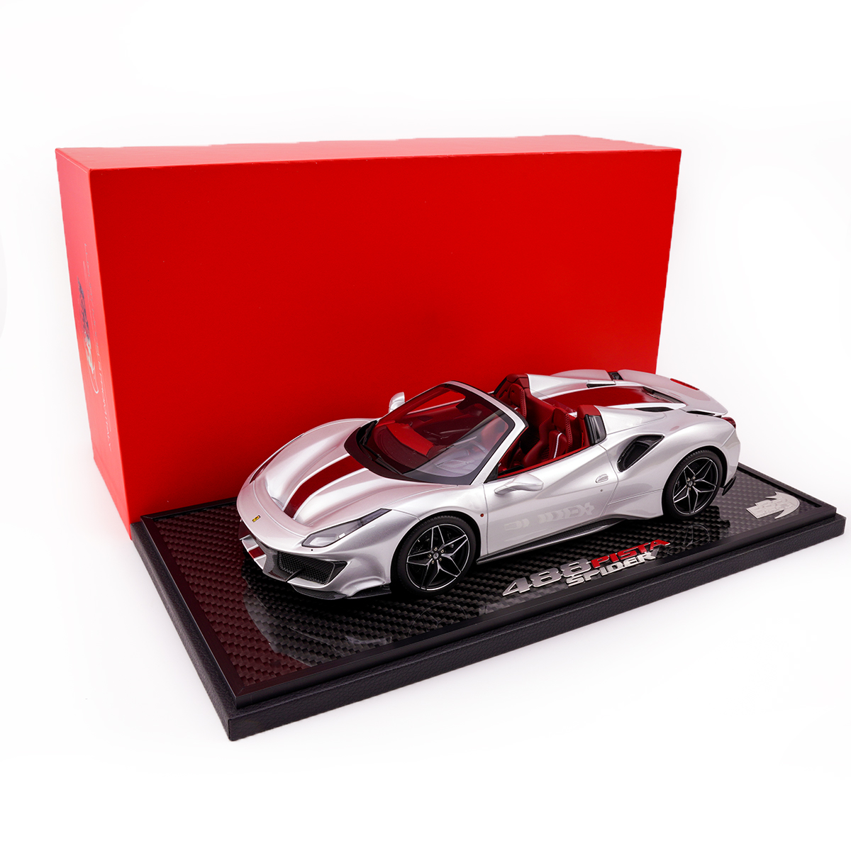 BBR 1:18 法拉利488pista Spider 限量超跑 树脂汽车模型