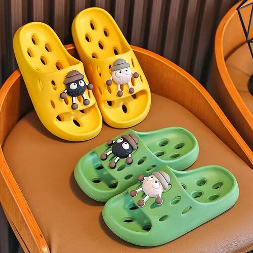 儿童浴室防滑速干漏水拖鞋