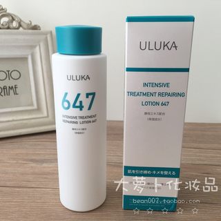 Uluka焕肤647化妆水集中修护水镇定混油皮平衡水油舒缓水200ML