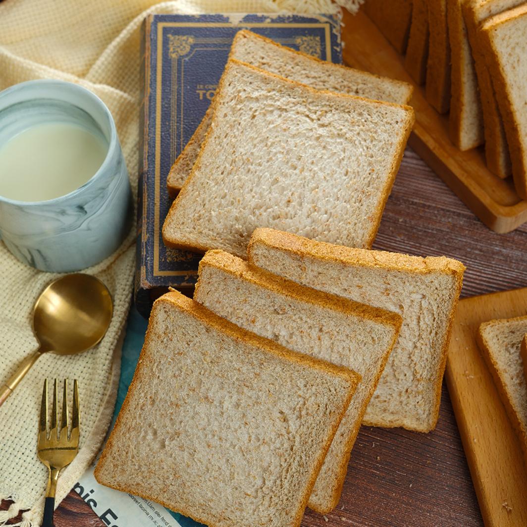 现货全麦吐司三明治面包片专用切片全麦吐司材料粗粮食材早餐整箱