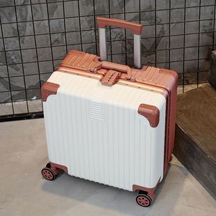 箱子20寸 铝框小型行李箱女18寸轻便迷你登机拉杆箱24男26旅行密码