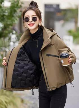 工装短款派克服女冲锋衣2