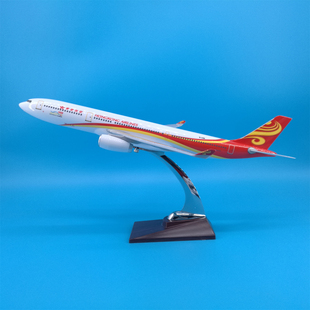 40cm香港航空A330飛機模型擺件仿真度高教學展示商務饋贈旅游紀念