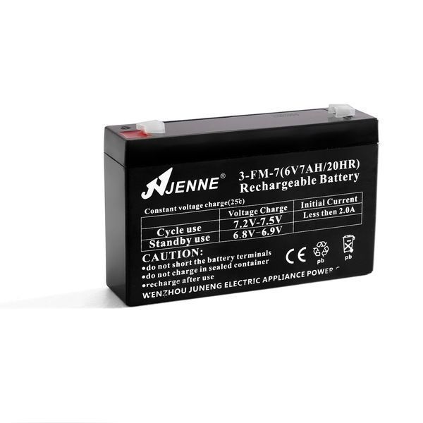 JENN 聚能3-FM-7(6V7AH/20HR)宝宝儿童电动玩具车蓄电池大容电瓶