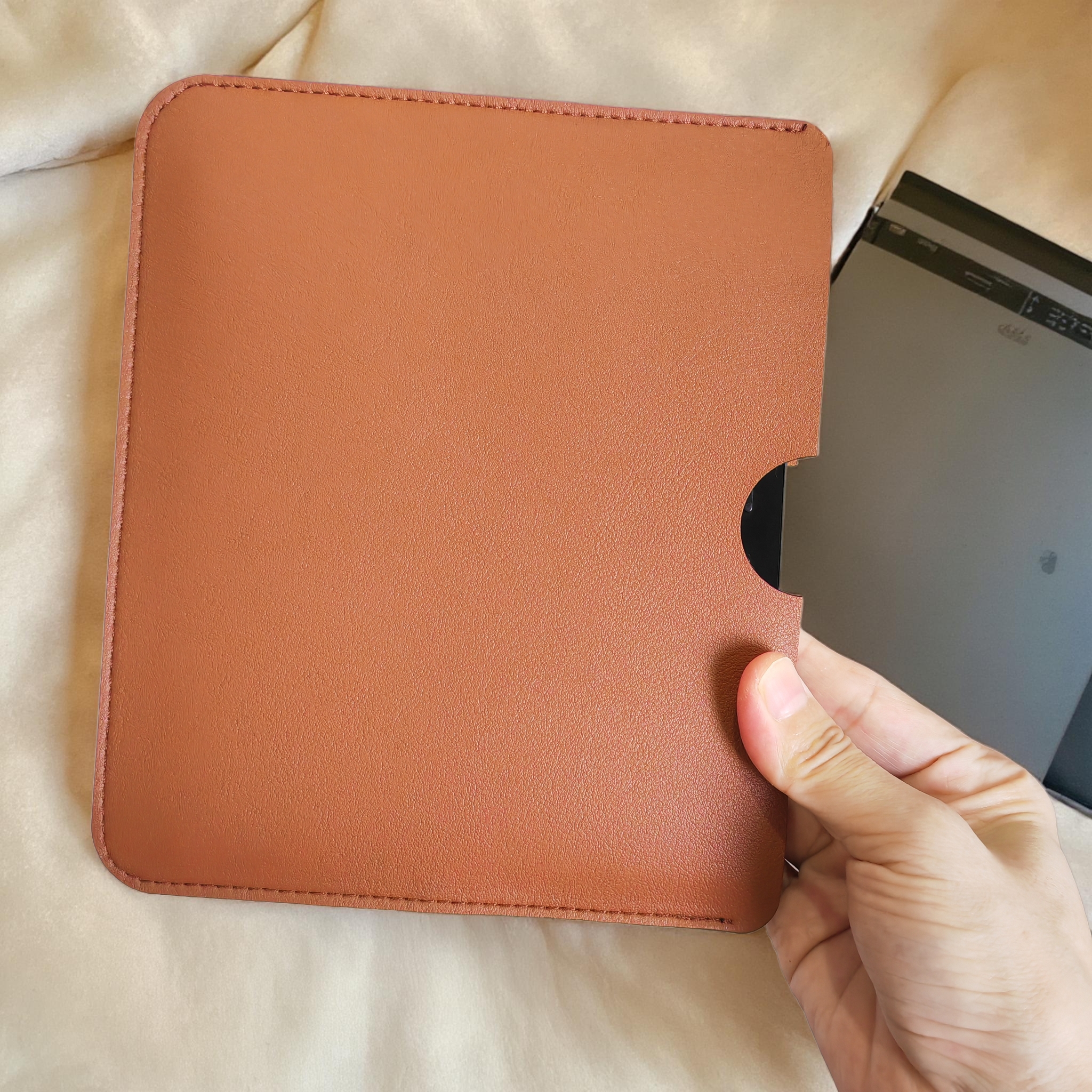 适用墨案moan mix7s简约皮套纯色直插包电子书7英寸收纳包轻薄款pu皮质皮套内胆包保护套