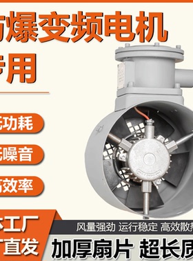 防爆变频电机散热风扇380V通风机BG-90 100 112 132 160 280 315A