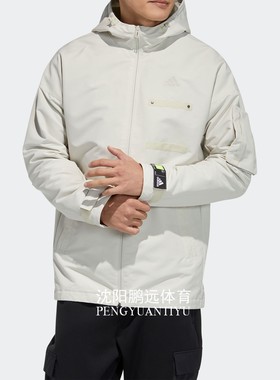 Adidas阿迪达斯男装秋冬款休闲运动加绒保暖防风夹克外套GP0991