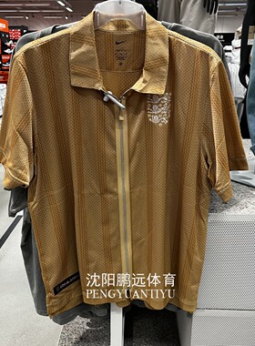 NIKE耐克男子夏季英格兰队足球休闲速干短袖翻领衬衫FZ6204-252