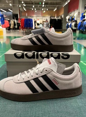 Adidas阿迪达斯 VL COURT 2.0 男女同款运动休闲板鞋德训鞋JS3003