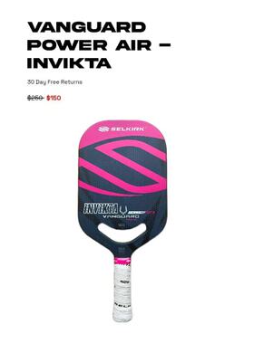 美国Selkirk LUXX Control Air Invikta 一线品牌进口匹克球拍
