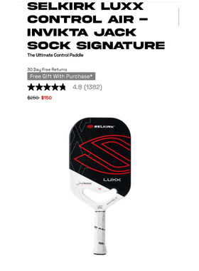 美国Selkirk LUXX Control Air Invikta 一线品牌进口匹克球拍