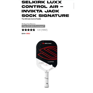 美国Selkirk LUXX Control Air Invikta 一线品牌进口匹克球拍