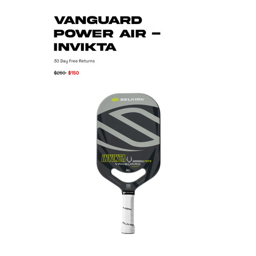 美国Selkirk LUXX Control Air Invikta 一线品牌进口匹克球拍