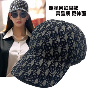 明星同款鸭舌帽女2026新款帽子男大头围秋冬出游经典棒球帽遮阳帽