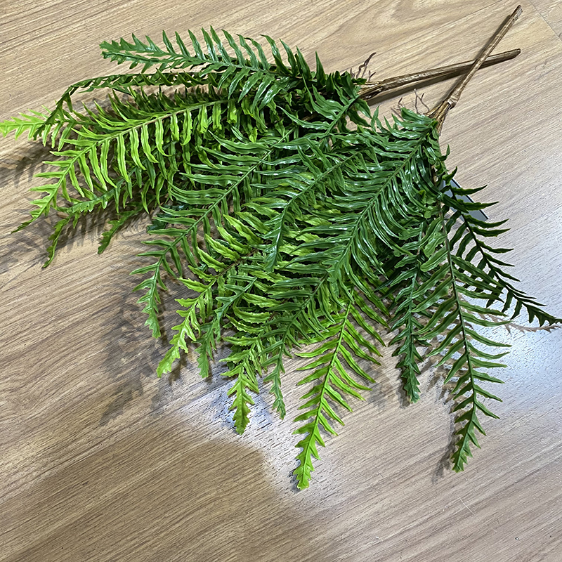 仿真花蕨类植物花盆栅栏装饰绿植