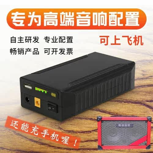 户外12v9伏5Vusb大容量便携可充电锂电池组音响电子琴移动电源