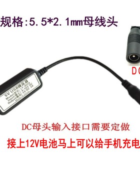 星联拓降压模块转换器24v18v12v锂电池转5v2安usb快充手机充电器
