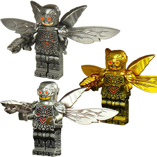 适用乐高积木人仔超级英雄异魔AW02蜘蛛侠蝙蝠侠第三方拼装玩具