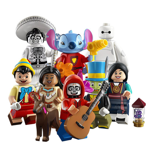 抽抽乐积木人仔拼装玩具