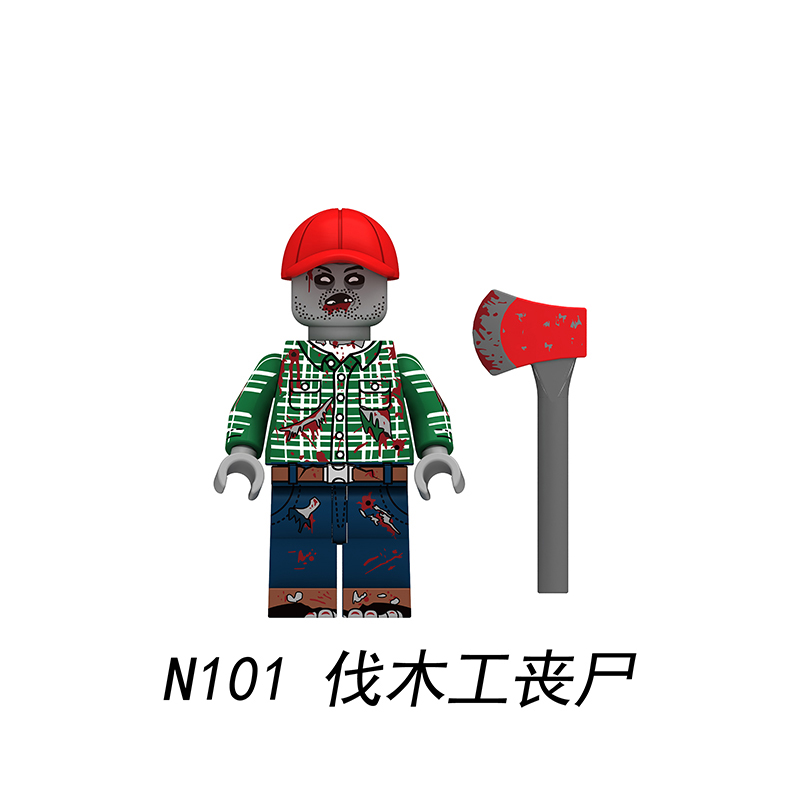 乐高万圣节积木恐怖人仔玩具