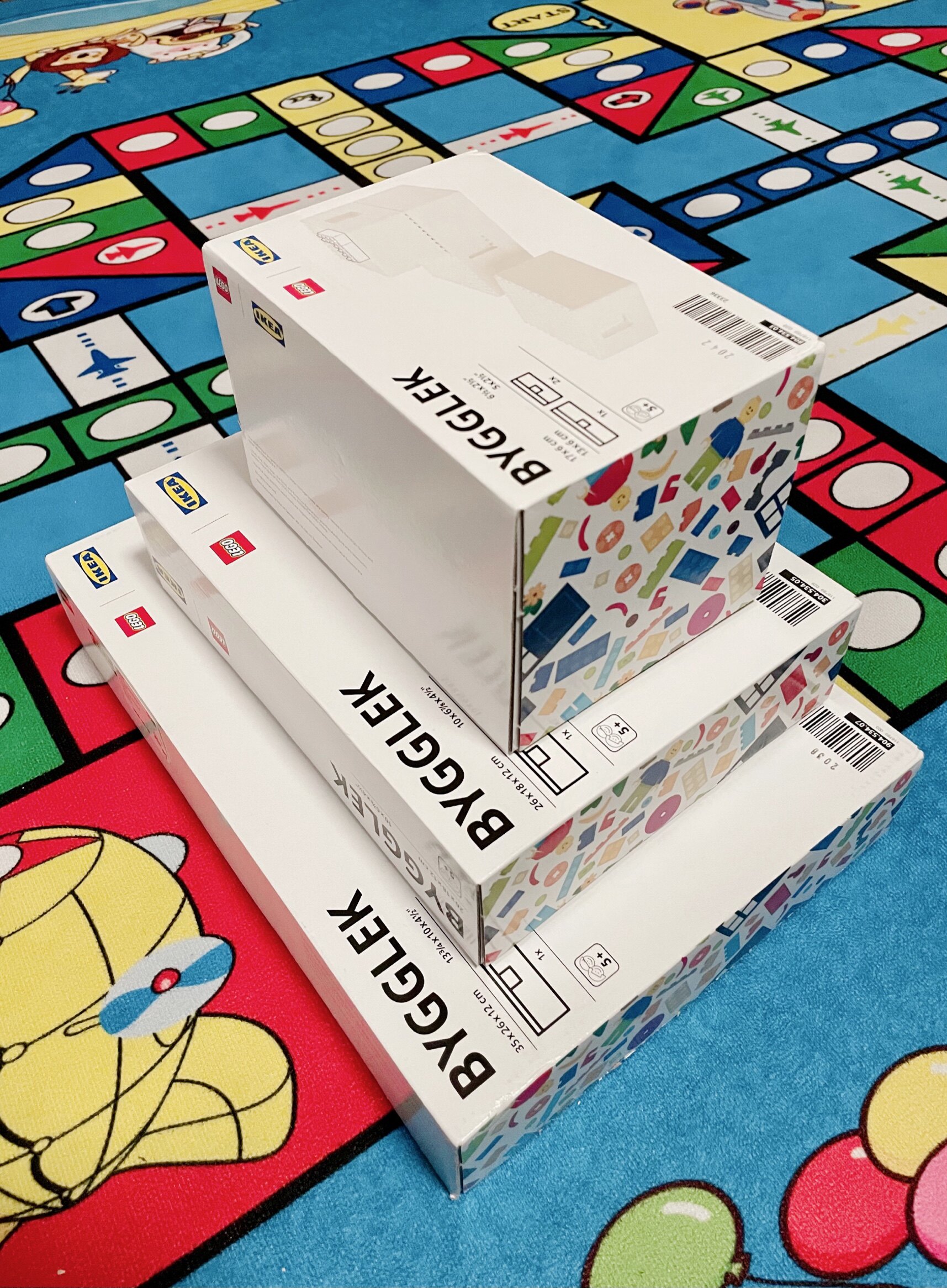 宜家正品ikea比格列克乐高lego联名颗粒积木收纳盒拼装玩具现货