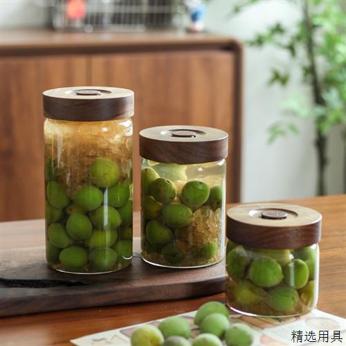 自动排气家用防爆青梅泡酒罐梅子露酒瓶杨梅果酒发酵罐玻璃密封罐