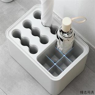 家用雨伞架商用办公室门口大堂放雨伞收纳架短伞置地入户沥水雨伞