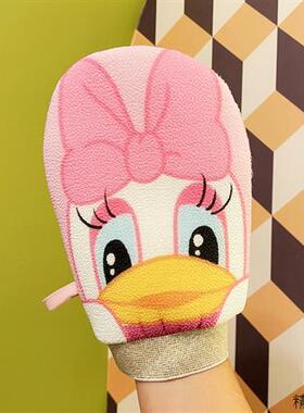 卡通搓澡巾搓灰手套个人沐浴神器儿童搓泥细砂家用少女清洁洗澡巾