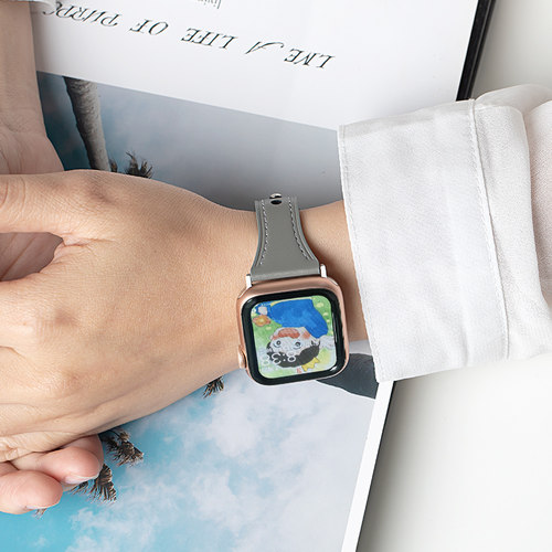 applewatch手表带真皮小蛮腰