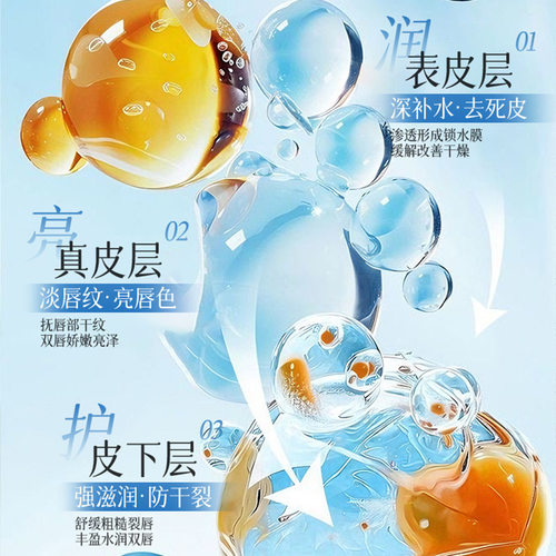 PEACH JO+神经酰胺维生素E凡士林润唇膏补水保湿滋润淡化唇纹精华