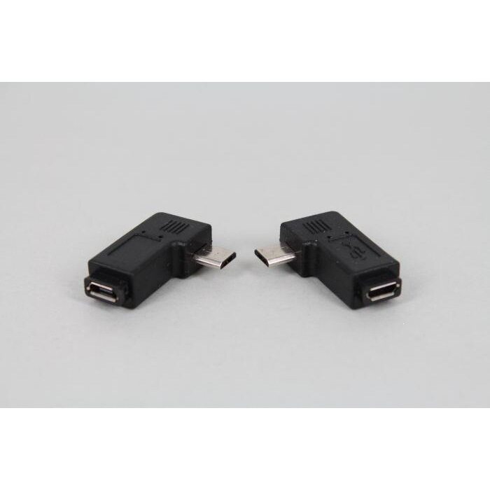 90度左右侧弯 MICRO USB公转MICRO USB母转换头延长头USB转接头31