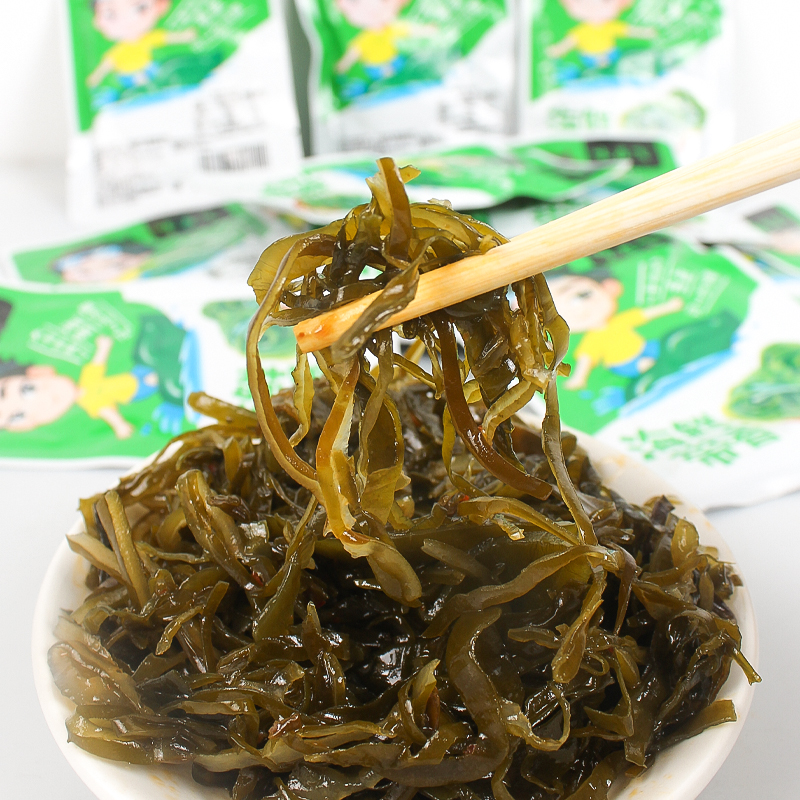 海带丝咸菜开袋即食小包装
