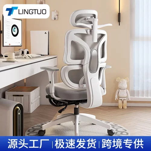 安吉域彩人体工学椅家用电脑椅可躺舒适电竞椅子久坐不累办公椅