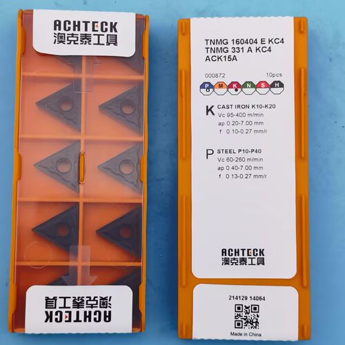 澳克泰刀片三角形刀片TNMG160404 E KC4 ACK15A铸件专用钢件用