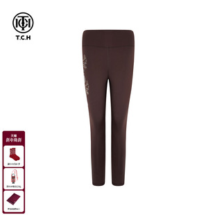 T75D23E1011 内穿打底裤 TCH烫钻百搭加厚外穿瑜伽裤 女2025秋冬新款