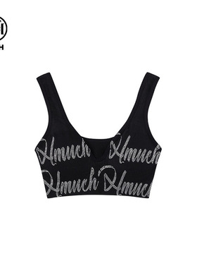 TCHHOME新款字母烫钻无痕内衣无钢圈防下垂背心女T72C69Y5003