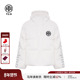 新款 TCH轻奢潮牌时尚 烫钻白色连帽羽绒服外套2025冬季 T75C19E9008