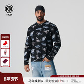 T恤男女同款 TCH T72A086028 烫钻个性 百搭长袖 轻奢夏季 新款