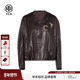 新款 TCH私服烫钻美拉德复古洋气短款 皮衣外套女25秋季 T75C16E5001