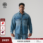 赵樱子同款 TCH 轻奢2025春新款 男女同款 牛仔外套T72A068003