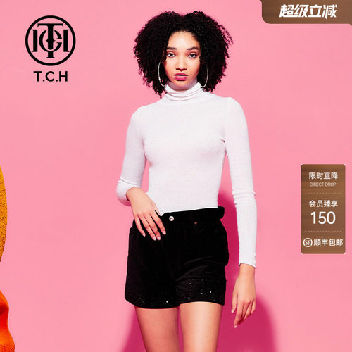 TCH潮牌轻奢修身显瘦针织衫