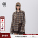 TCH复古港风奢华烫钻格子衬衫 女高级感流苏新款 上衣T72C13E5002A